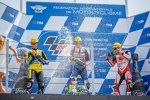 Alex Rins, Lorenzo Baldassarri und Takaaki Nakagami 