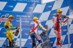 Alex Rins, Lorenzo Baldassarri und Takaaki Nakagami 