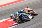 Valentino Rossi vor Daniel Pedrosa 