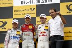 Edoardo Mortara (Abt-Audi-Sportsline), Lucas Auer (Mücke-Mercedes) und Marco Wittmann (RMG-BMW) 