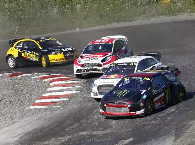 Petter Solberg und Mattias Ekström Titel-Bild zur News: Petter Solberg und Mattias Ekström