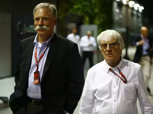 Chasey Carey und Bernie Ecclestone Titel-Bild zur News: Chasey Carey und Bernie Ecclestone