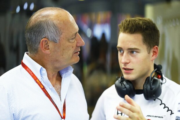 Ron Dennis Stoffel Vandoorne McLaren McLaren Honda F1 ~Ron Dennis und Stoffel Vandoorne ~ Ron Dennis Stoffel Vandoorne McLaren McLaren Honda F1 ~Ron Dennis und Stoffel Vandoorne ~