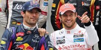Bild zum Inhalt: Mark Webber: Jenson Button hätte schönen Abschied verdient