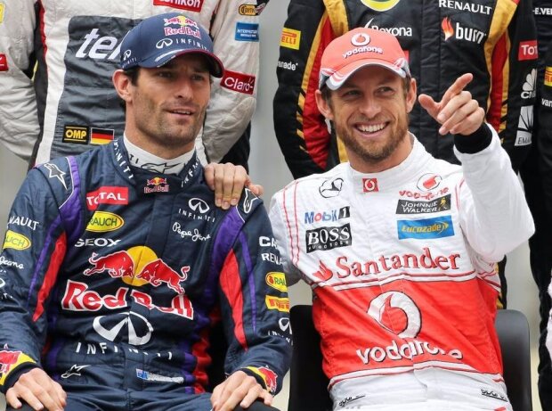 Mark Webber, Jenson Button Mark Webber, Jenson Button