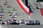 Timo Bernhard (Porsche), Mark Webber (Porsche), Neel Jani (Porsche) und Marc Lieb (Porsche) 