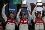 Lucas di Grassi, Loic Duval und Oliver Jarvis 