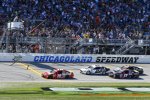 Kyle Busch (Gibbs), Brad Keselowski (Penske) und Denny Hamlin (Gibbs) 