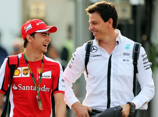 Esteban Gutierrez, Toto Wolff Esteban Gutierrez, Toto Wolff