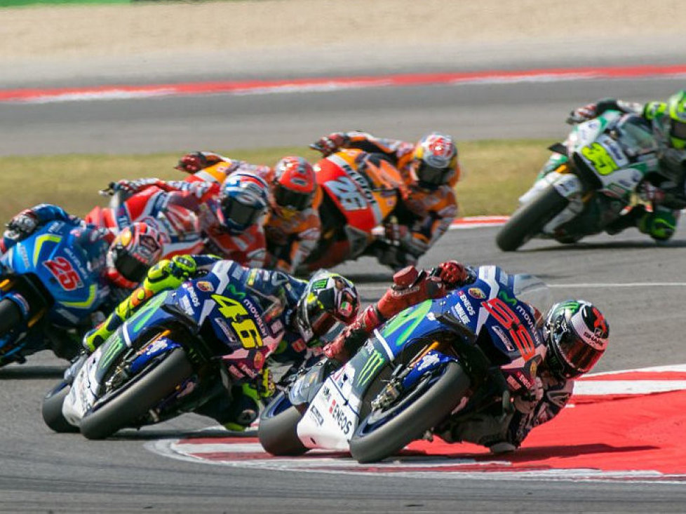 Jorge Lorenzo, Valentino Rossi