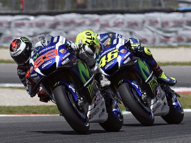 Jorge Lorenzo, Valentino Rossi