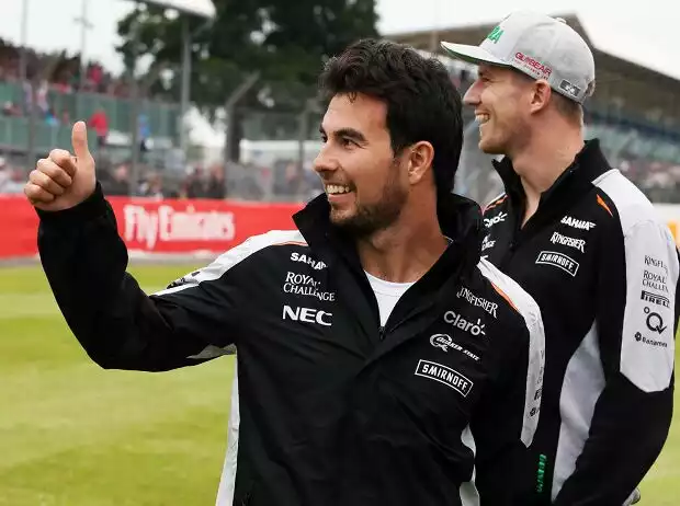 Sergio Perez, Nico Hülkenberg Titel-Bild zur News: Sergio Perez, Nico Hülkenberg
