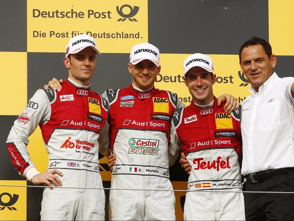 Jamie Green, Edoardo Mortara, Miguel Molina