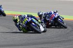 Valentino Rossi vor Jorge Lorenzo (Yamaha) 