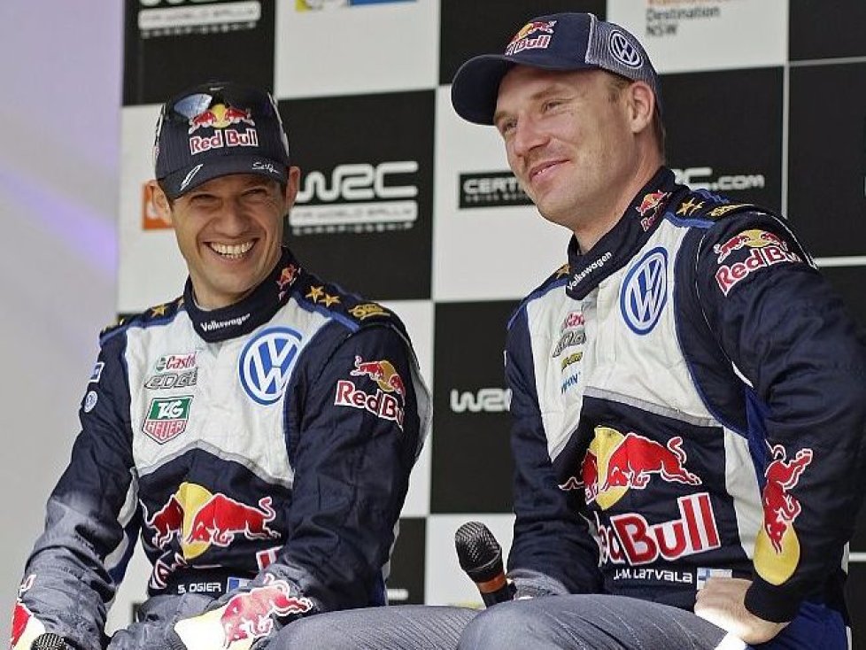 Jari-Matti Latvala, Andreas Mikkelsen, Sebastien Ogier