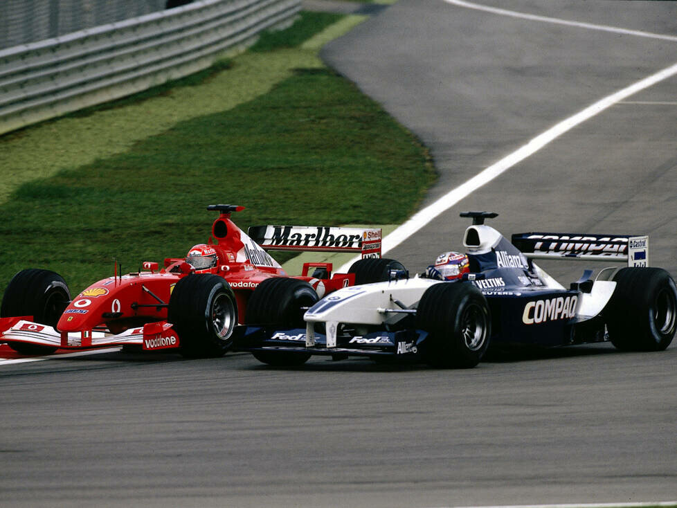 Michael Schumacher und Juan Pablo Montoya