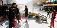 Bild zum Inhalt: Formel 1 Malaysia 2016: Riesenglück bei Renault-Feuer!