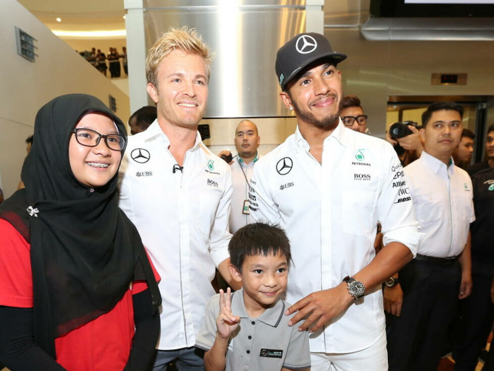 Nico Rosberg, Lewis Hamilton