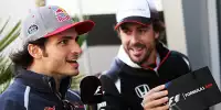 Bild zum Inhalt: Alonso: Carlos Sainz wäre ein guter Fahrer für McLaren