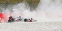 Bild zum Inhalt: Haas-Team ratlos, warum Grosjeans Bremsen "explodierten"