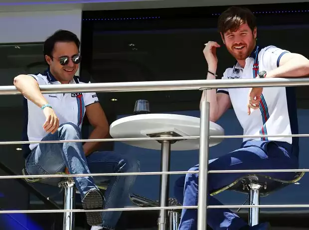 Felipe Massa, Rob Smedley Titel-Bild zur News: Felipe Massa, Rob Smedley