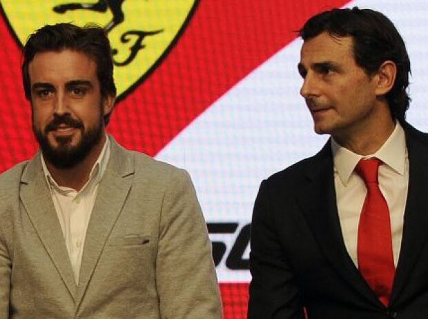 Titel-Bild zur News: Fernando Alonso, Pedro de la Rosa