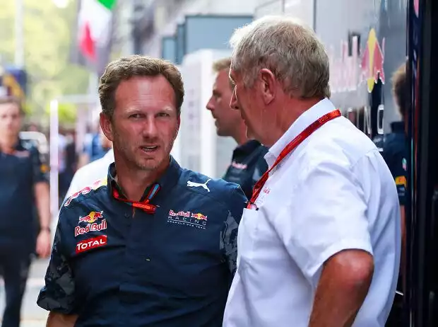 Christian Horner, Helmut Marko Titel-Bild zur News: Christian Horner, Helmut Marko