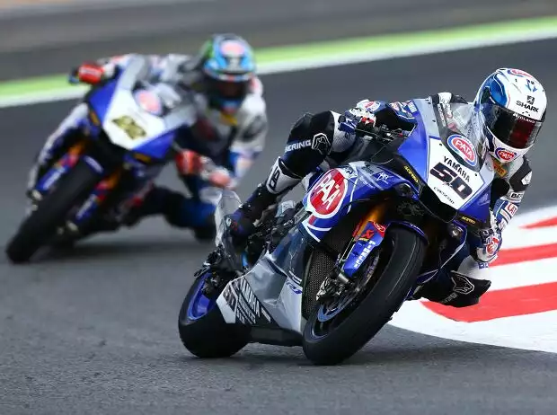 Alex Lowes, Sylvain Guintoli Titel-Bild zur News: Alex Lowes, Sylvain Guintoli