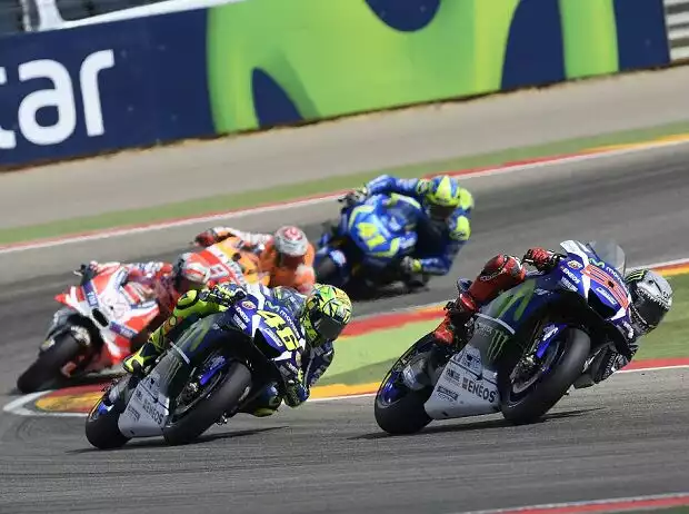 Jorge Lorenzo, Valentino Rossi Titel-Bild zur News: Jorge Lorenzo, Valentino Rossi