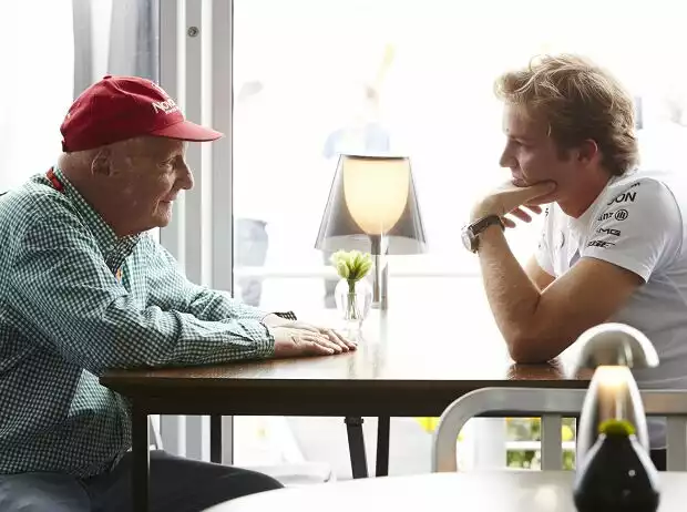 Niki Lauda, Nico Rosberg Titel-Bild zur News: Niki Lauda, Nico Rosberg