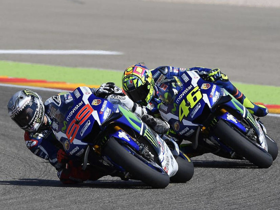 Jorge Lorenzo, Valentino Rossi