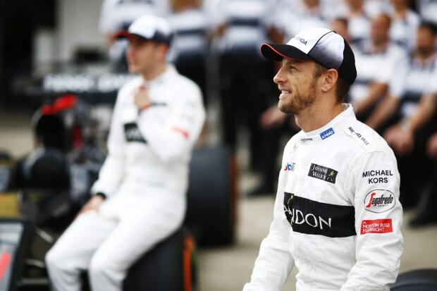 Jenson Button Stoffel Vandoorne McLaren McLaren Honda F1 ~Jenson Button (McLaren) und Stoffel Vandoorne ~ 