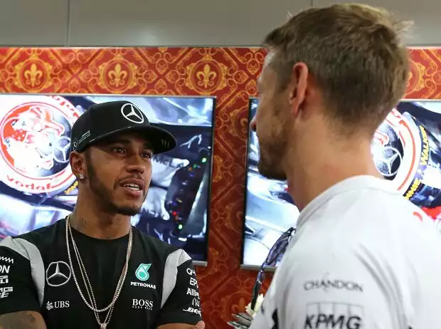 Jenson Button, Lewis Hamilton Titel-Bild zur News: Jenson Button, Lewis Hamilton