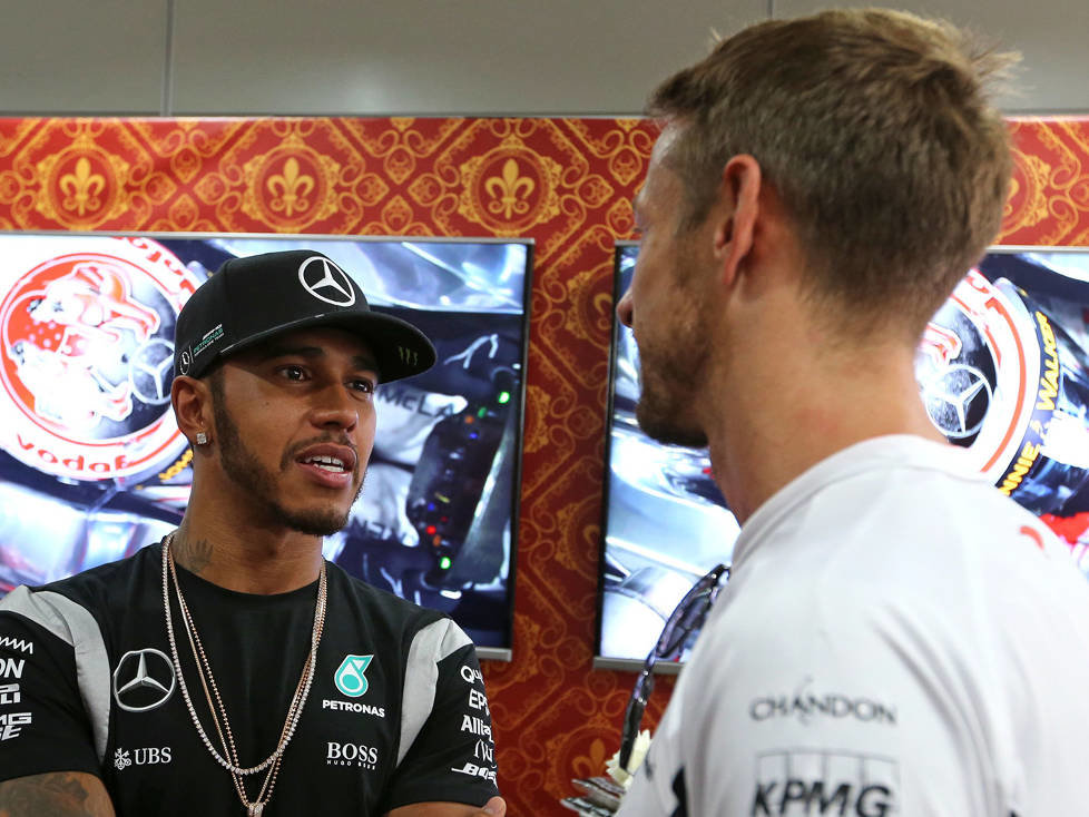Jenson Button, Lewis Hamilton