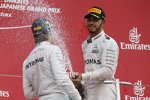 Lewis Hamilton (Mercedes) und Nico Rosberg (Mercedes) 