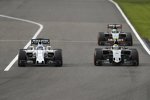 Felipe Massa (Williams) und Sergio Perez (Force India) 