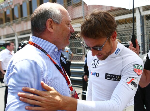 Ron Dennis, Jenson Button Ron Dennis, Jenson Button