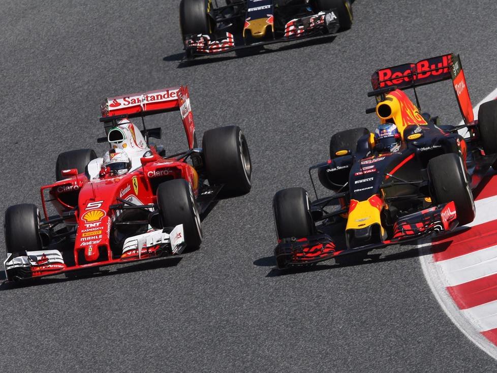 Daniel Ricciardo, Sebastian Vettel