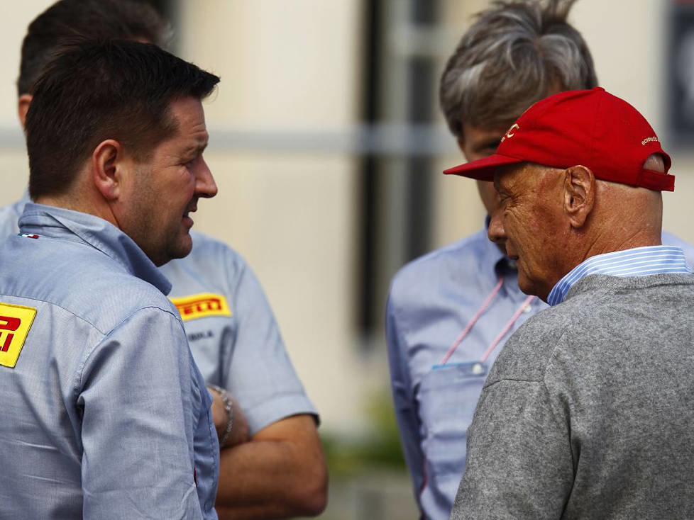 Paul Hembery und Niki Lauda