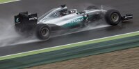Bild zum Inhalt: Munition für Pirelli: Mercedes-Test in Spanien fällt ins Wasser