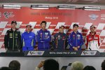 Die Pressekonferenz in Motegi