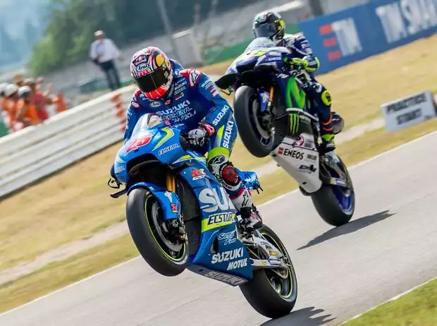Maverick Vinales, Valentino Rossi Titel-Bild zur News: Maverick Vinales, Valentino Rossi