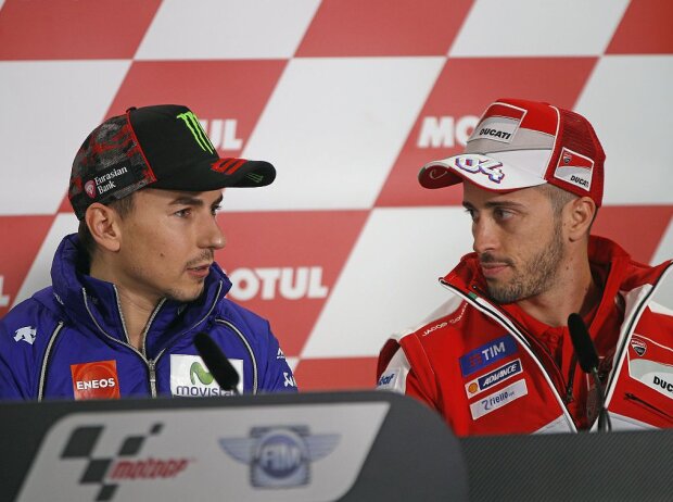 Andrea Dovizioso, Jorge Lorenzo