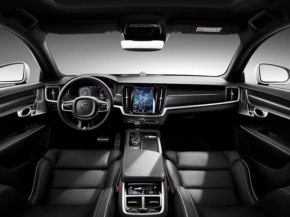 Innenraum des Volvo V90 R-Design