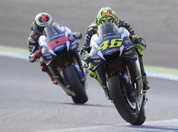 Titel-Bild zur News: Valentino Rossi, Jorge Lorenzo