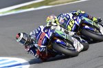 Jorge Lorenzo vor Valentino Rossi (Yamaha) 