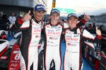 Stephane Sarrazin, Mike Conway und Kamui Kobayashi 