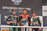 Jonathan Rea, Chaz Davies und Tom Sykes 