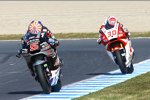 Johann Zarco vor Takaaki Nakagami 