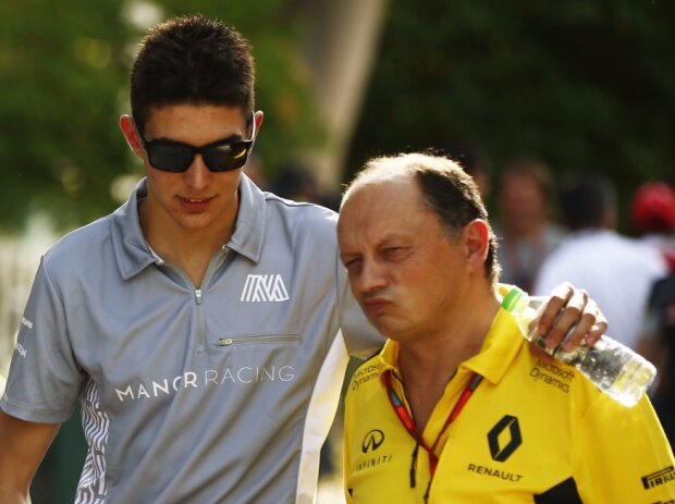 Esteban Ocon, Frederic Vasseur Esteban Ocon, Frederic Vasseur